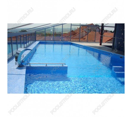 Пленка для отделки бассейнов синий мрамор SUPRA BLUE MARBLE 920/20 Elbtal Plastics