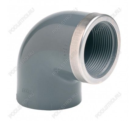 Угол 90° c металлическим кольцом EFFAST d25x3/4